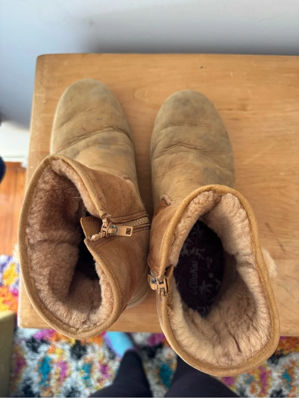 OluKai suede upper